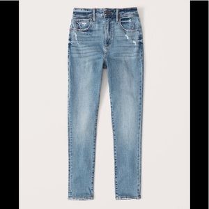 {A&F} Curve Love High Rise Super Skinny Jeans